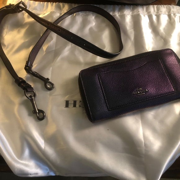 Coach hobo hologram oil slick w/ wallet - Picture 5 of 13